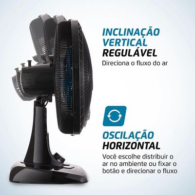 Ventilador De Mesa Maxis 6 Pás 40cm V-40-MX-B 60hz 127V