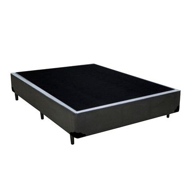 Base Box Casal Sintético Extremo Reforçado Homequeen Cinza 40x138x188
