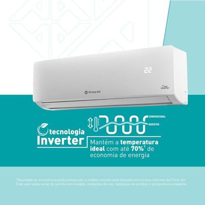 Ar Condicionado Split 12000 BTUs Prime Air Quente/Frio 12QC 220V