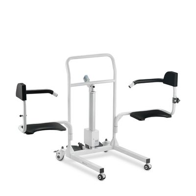 Cadeira de Transferência Multiuso com Elevação Eletrônica até 135 Kg Assento 48,5 cm D80 Dellamed Branco