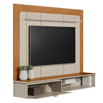 Painel para TV 65 Polegadas Línea Brasil Lugano Nature/Offwhite