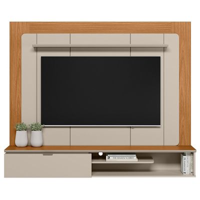 Painel para TV 65 Polegadas Línea Brasil Lugano Nature/Offwhite