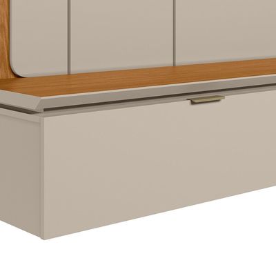 Painel para TV 65 Polegadas Línea Brasil Lugano Nature/Offwhite