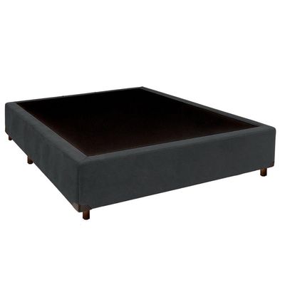 Cama Box Viuvo Cinza Nature 128x188