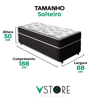 Cama Conjugada Solteiro Benfica D33 V-store 88x188x50