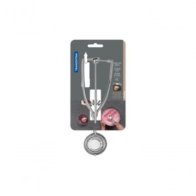 Colher Para Sorvete Tramontina Marffim Aço Inox Com Extrator