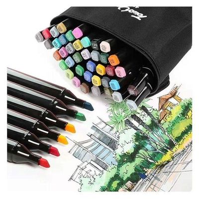 Caneta Hidrográfica Touch Jet Com Ponta Dupla 48 Cores - Touch