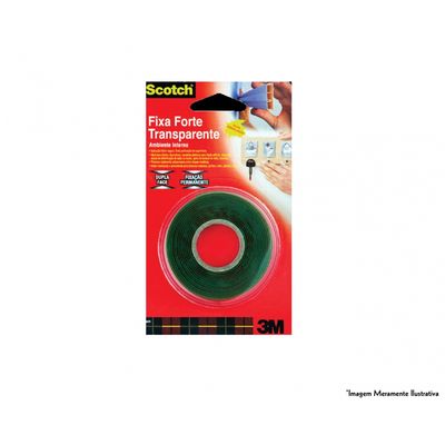 Fita Dupla Face 3M Fixa Forte Acril 24Mmx2M Blister