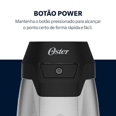 Blender Power Inox Oster Com 2 Jarras To Go 110V