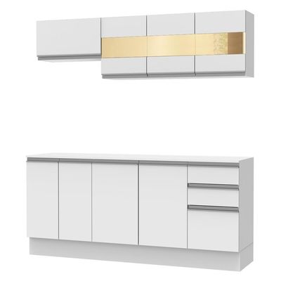 Cozinha Compacta MDF Smart Modulada Madesa