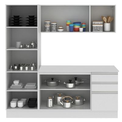 Cozinha Compacta Smart Modulada 170 cm Madesa