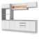 Cozinha Completa Smart Modulada com Balcão Tampo MDF Madesa