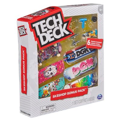 Tech Deck DGK Pack Com 6 Skates e Acessórios - Sunny 2892