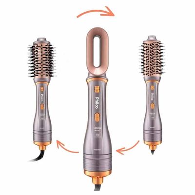 Escova Secadora Philco 3 Acessórios 1300W PES19SG Bivolt