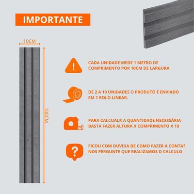 Painel Ripado Eva Laminado Autocolante 10cm Madeto Cinamomo | Valor Do Metro