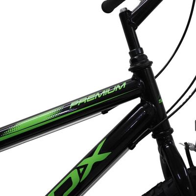 Bicicleta Infantil Aro 24 18marchas Premium Saidx - Preto/ Verde - Tu Preto/ Verde