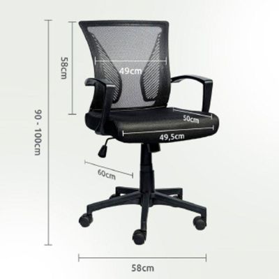 Cadeira Giratoria Viper Pro Office - Vo457 Preto