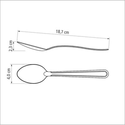 Colher De Mesa Tramontina Búzios Em Aço Inox