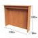Bancada Cozinha Turim 130cm Mdp Nature Ilha Painel Ripado 3d Nature