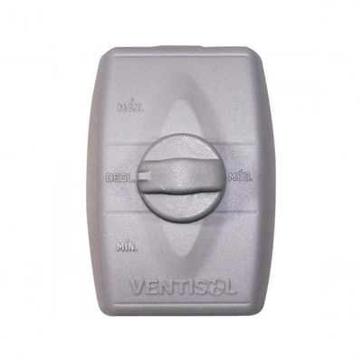 Ventilador De Parede Ventisol Power 70 68cm Preto-prata Bivolt