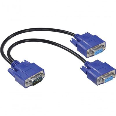 Cabo Y Vga Macho X 2 Vga Femea 15 Pinos Avy-1m-2f