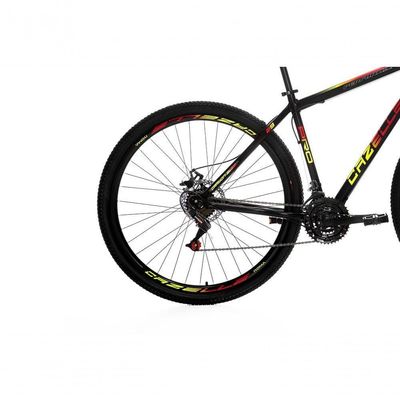 Bicicleta Cazelle Roma A.29 Tam 18 Aco Carbono F.disco 21v -quadro Preto C- Adesivo
