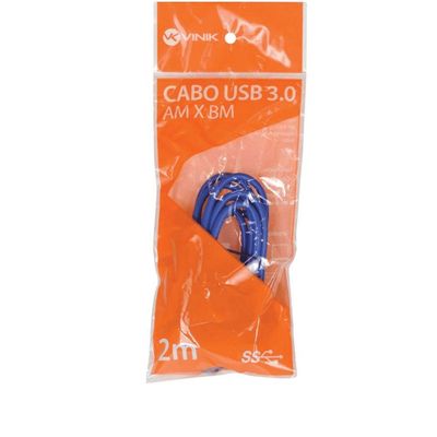 Cabo Usb 3.0 A Macho X Usb B Macho 2 Metros U3ambm-2