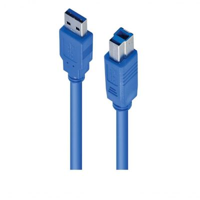 Cabo Usb 3.0 A Macho X Usb B Macho 2 Metros U3ambm-2