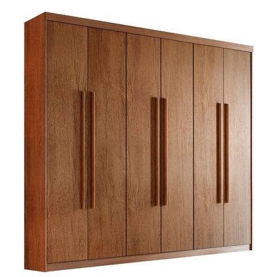 Guarda Roupa Casal Heros 6 Portas E 2 Gavetas Moderna Imbuia