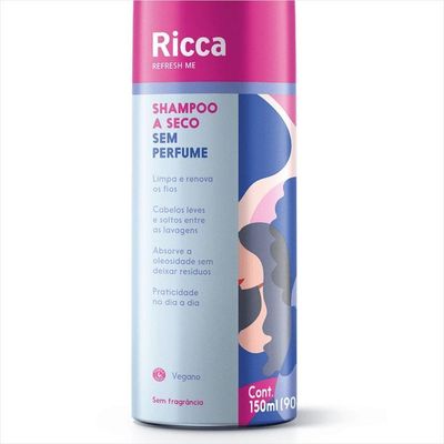 Ricca Shampoo A Seco Sem Perfume 150ml