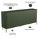 Aparador Buffet Sala De Jantar 4 Portas Brise Pés Industrial Dourado Naim I03 Musgo - Lyam Decor