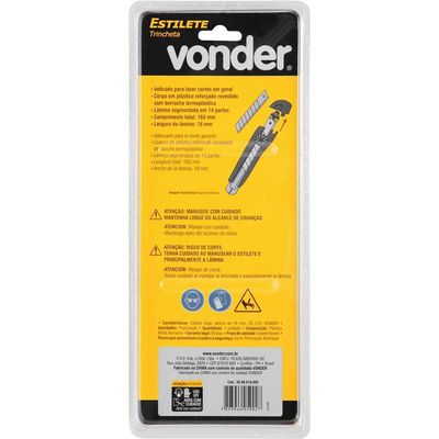 Estilete 18Mm Es218 Vonder