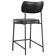 Banqueta Baixa Bar Cozinha Sala De Jantar Preto Melina L02 Couríssimo Preto - Lyam Decor