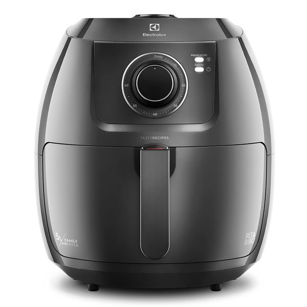Air Fryer Electrolux por Rita Lobo 6,5L Grafite Family Efficient 1700W (EAF50) 127V Air Fryer Electrolux por Rita Lobo 6,5L Grafite Family Efficient 1700W (EAF50) 127V