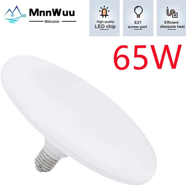 Lâmpada LED E27 12W 15W 20W 30W Branca Quente para Uso Interno 12W / branco