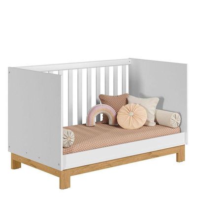 Berço Americano 4315 Q Encanto Slim Branco Acetinado Com Colchão Tend Tudo – Qmovi