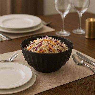 Kit 2 Tigelas Plástico Saladeiras 400ml e 1L Uz Cozinha Sorvete Cereais Salada Pipoca Mesa Posta