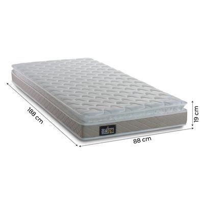 Colchao Hellen Millenium D33 C/pillow 0,88x19 Bg** Bege