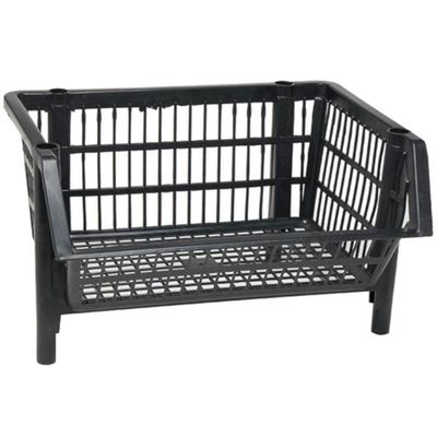 Cesto Organizador 44cm Preto - Cpp10 - 3s Sabonaro Cesto Preto 44cm - Cpp10 - 3s Sabonaro