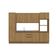 Cozinha Modulada Celeste Kappesberg 100% Mdf Nogueira 300cm