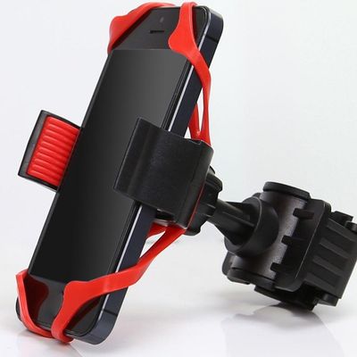 Suporte De Celular Para Moto E Bicicleta Mtg-015 - Tomate