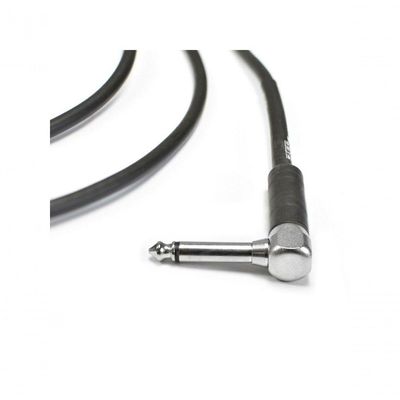 Cabo De Guitarra Angel 0,30mm Conector P10-p10 90º 10ft 3,05 Metros Preto