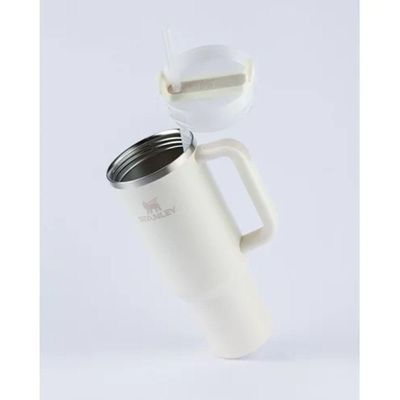 Copo Com Canudo Stanley Quencher 1.18l Cream