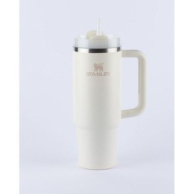 Copo Com Canudo Stanley Quencher 1.18l Cream