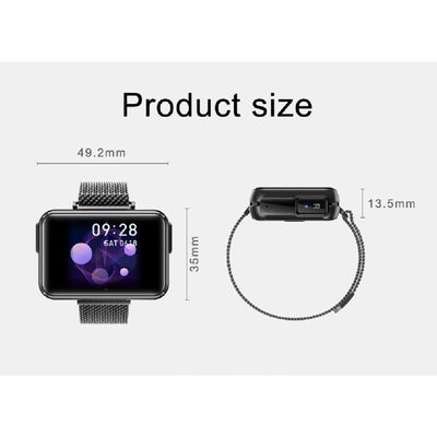 Relógio Inteligente Smartch T91 à Prova D'água Preto