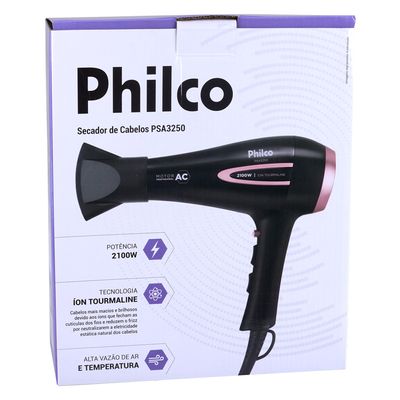 Secador De Cabelos Philco Preto PSA3250 127V