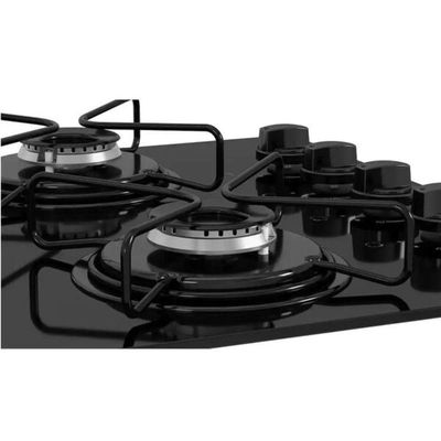 Cooktop 4 Bocas Essencial Automático Itatiaia Preto Bivolt