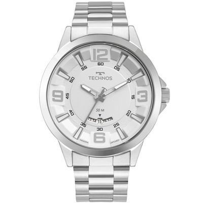 Relógio Technos Masculino Racer Prata - 2117ldi/1k 2117ldi/1k