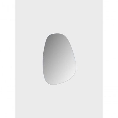 Espelho Para Banheiro Organico 60cm Mdf Branco - On Móveis