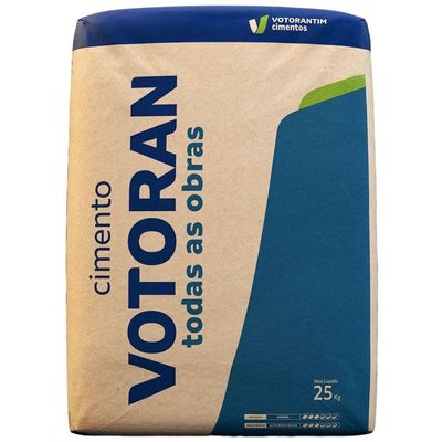 Cimento Para Todas As Obras 25 Kilos Cpii F-32 - Votoran Cimento Para Todas As Obras 25kg Cpii F-32 - Votoran